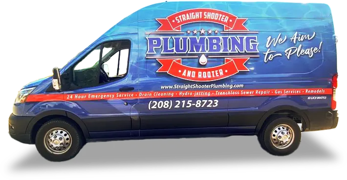 straight shooter plumbing van white