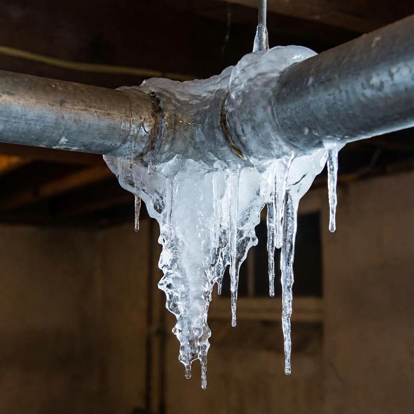 frozen pipes