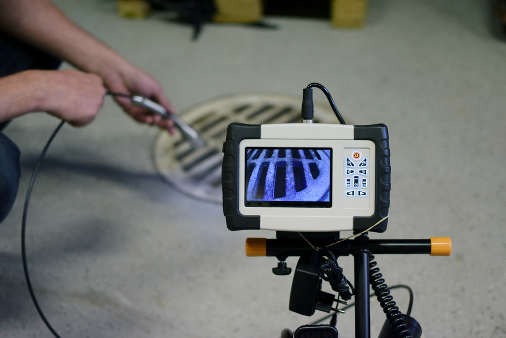 sewer camera inspection footage