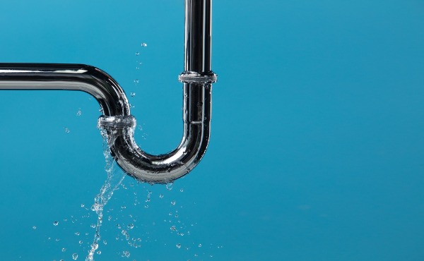 leaking chrome p trap under sink plumbing